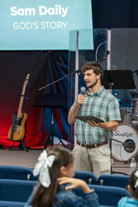 Sam Daily sharing God's story